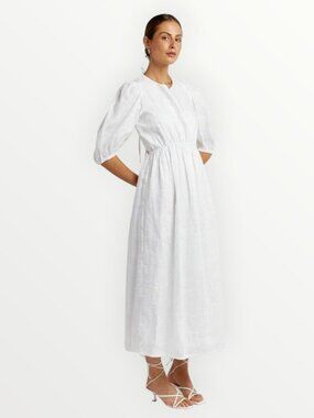DISSH | Dresses | Dissh Aisle White Linen Bow Midi Dress Sold Out | Poshmark DISSH | Dresses | Dissh Aisle White Linen Bow Midi Dress Sold Out | Poshmark